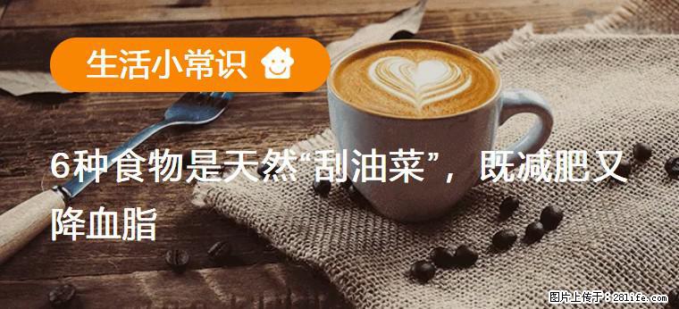 【生活小常识】6种食物是天然“刮油菜”,既减肥又降血脂 - 西宁生活资讯 - 西宁28生活网 xn.28life.com